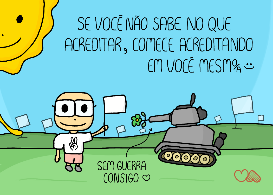 Se você não sabe no que acreditar [frente]