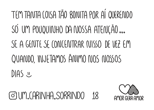 Prestando Atenção [verso]